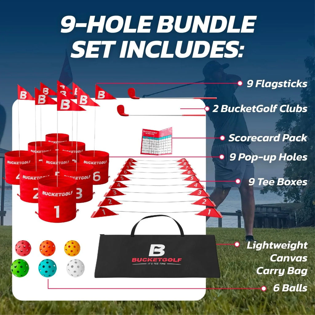 BucketGolf 9 Hole Set